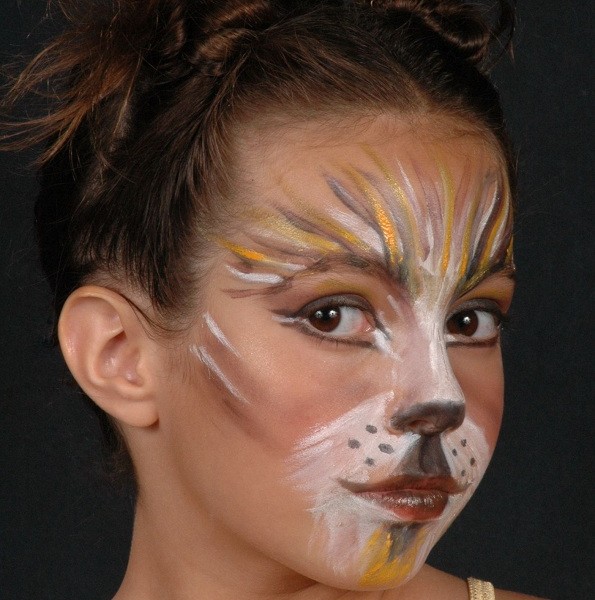 easy face paint cat