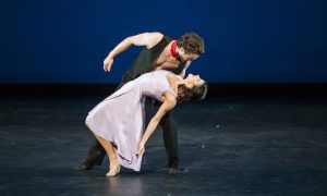 The Royal Ballet's Matthew Ball and Mayara Magri in Kenneth MacMillan's 'Carousel'. Photo by Tristram Kenton for ROH.