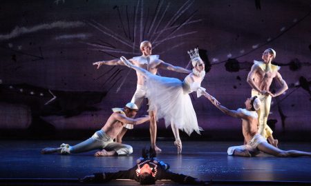 Amy Wood and The Sarasota Ballet in Sir Frederick Ashton's 'Illuminations'. Photo Frank Atura.