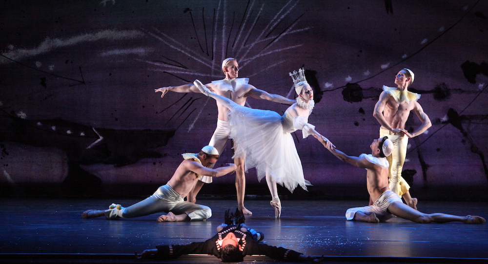 Amy Wood and The Sarasota Ballet in Sir Frederick Ashton's 'Illuminations'. Photo Frank Atura.