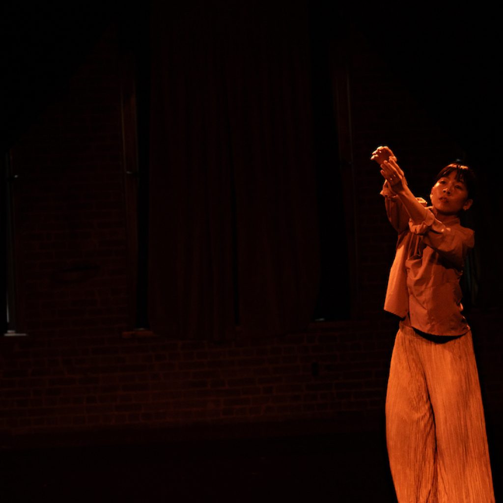 Jie-Hung Connie Shiau in Jesse Obremski's 'GAMAN'. Photo by McCall McClellan.