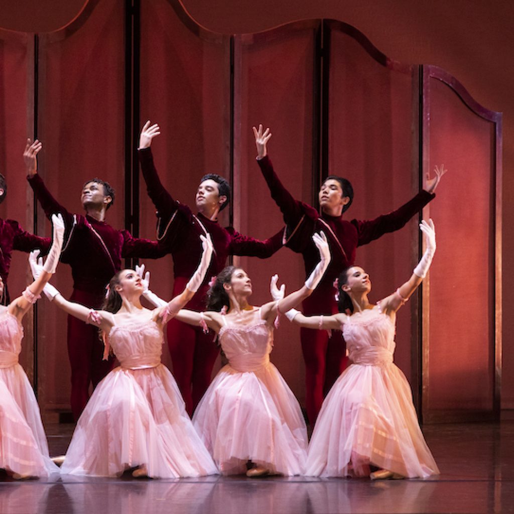 The Sarasota Ballet in Sir Frederick Ashton's 'Valses nobles et sentimentales'. Photo by Frank Atura.