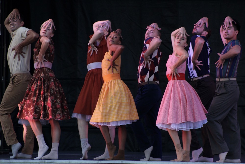 Newport Contemporary Ballet in Joshua L. Peugh's 'Slump'. Photo by Natalie Huntoon.