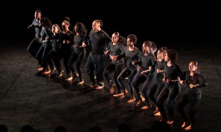 Young Dancemakers Company 2024 in 'All Together' at the Finale Concert. Photo by Alice Chacon.