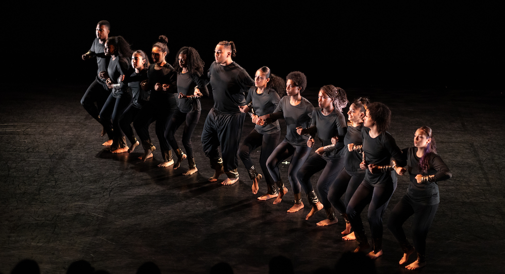 Young Dancemakers Company 2024 in 'All Together' at the Finale Concert. Photo by Alice Chacon.