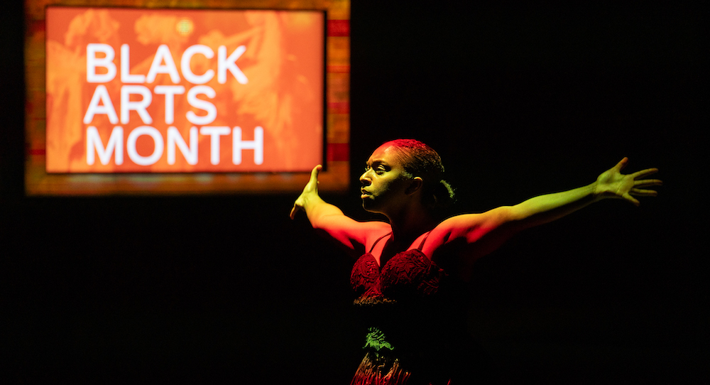 Dancer Kaylah King performs during the Black Arts & Culture Alliance of Chicago's 2023 Black Arts Month. Photo by Michelle Reid.