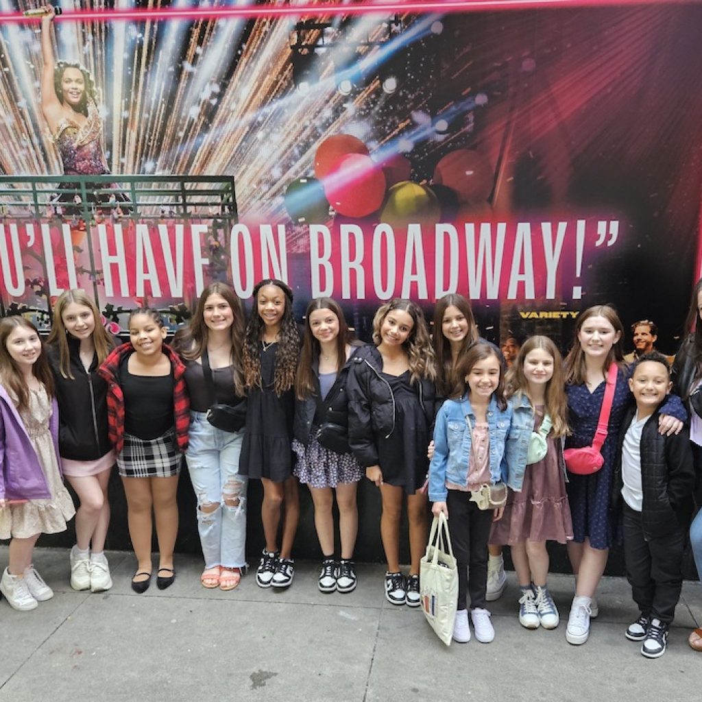 Synergy Performing Arts Academy during a tour to NYC. Photo courtesy of Rosalynn Miller.