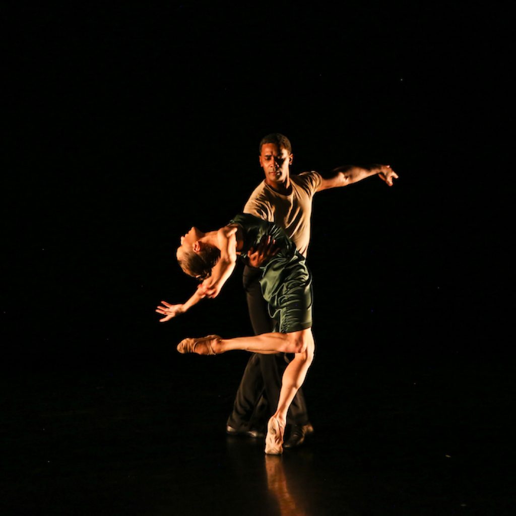 Craig Hall and Laura Di Orio in Lydia Johnson's 'Time...and again.' Photo by Julie Lemberger.