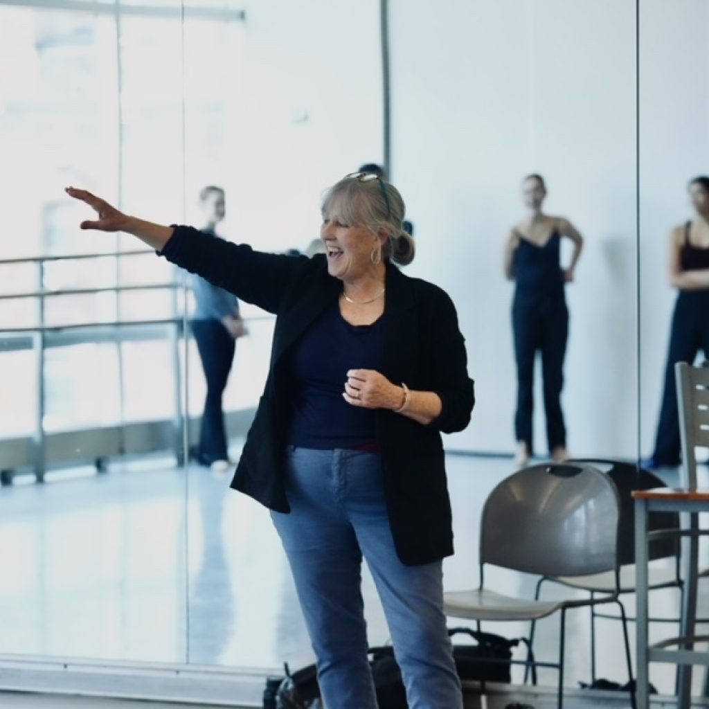 Lydia Johnson in rehearsal. Photo by Steven Pisano.