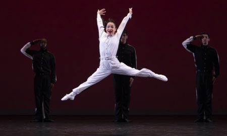 Paul Taylor Dance Company's Lisa Borres in Paul Taylor's 'Funny Papers.' Photo by Whitney Browne.