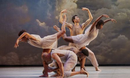 Alvin Ailey American Dance Theater in Lar Lubovitch's 'Many Angels'. Photo by Paul Kolnik.