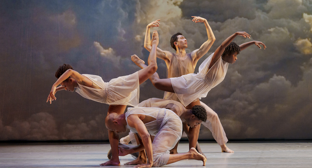 Alvin Ailey American Dance Theater in Lar Lubovitch's 'Many Angels'. Photo by Paul Kolnik.