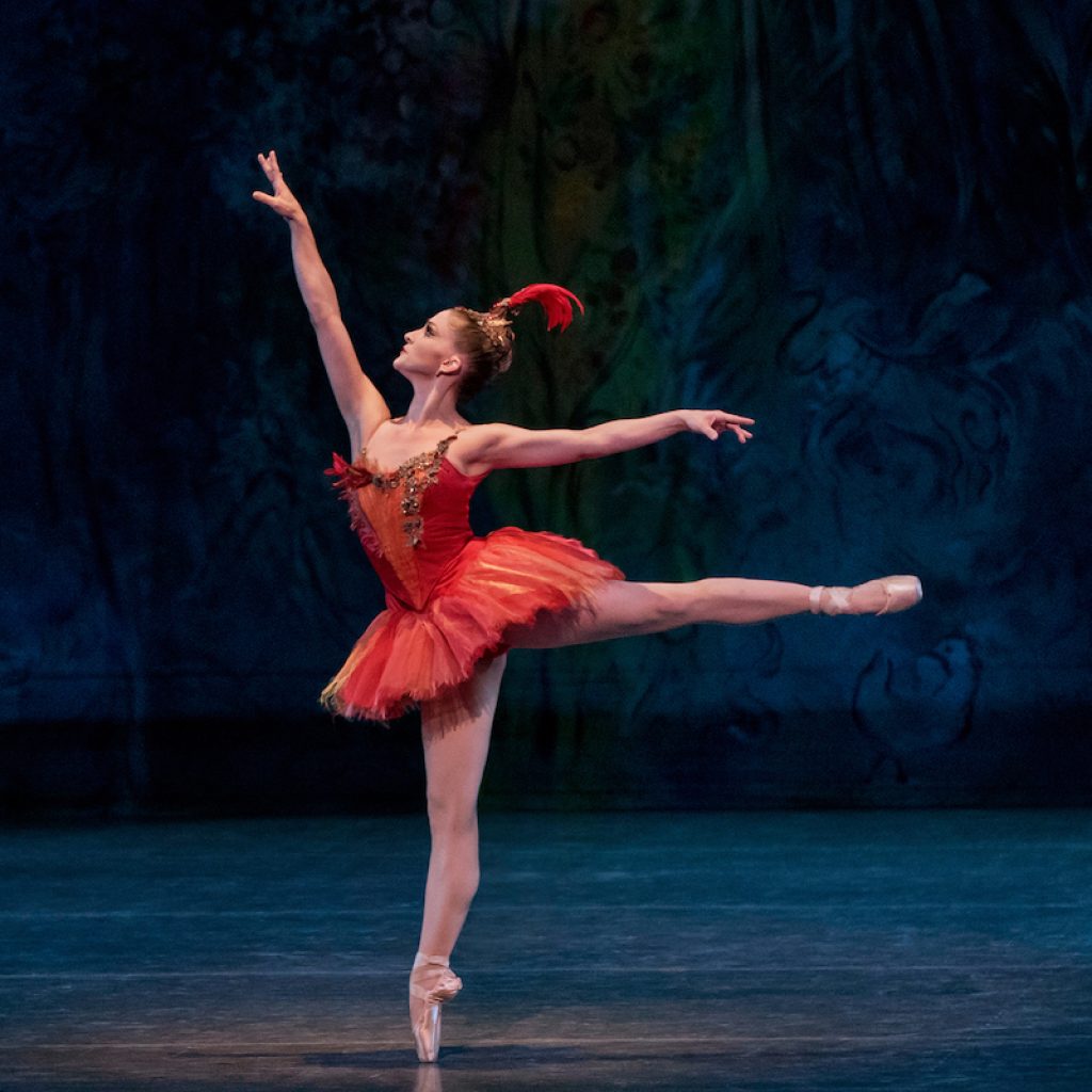 New York City Ballet's Ashley Bouder in 'Firebird.' Photo by Paul Kolnik.