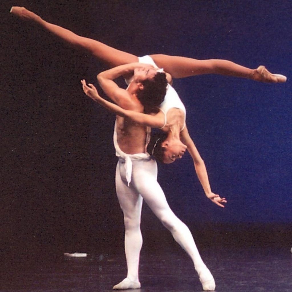 Tai Jimenez and Rasta Thomas in George Balanchine's 'Apollo.' Photo by Joe Rodman.