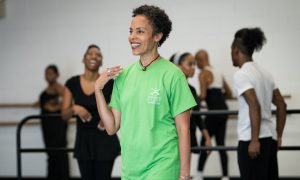 Tai Jimenez teaching an open master class at Dance Theatre of Harlem. Photo by Cherylnn Tsushima.