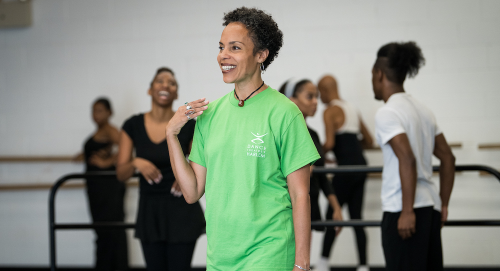 Tai Jimenez teaching an open master class at Dance Theatre of Harlem. Photo by Cherylnn Tsushima.