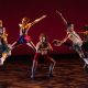 Malpaso Dance Company's Iliana Solis, Liz Marian Rodriguez, Laura Rodriguez, Dayron Dominguez and Daile Carrazana in Osnel Delgado's 'A Dancing Island'. Photo by Robert Torres.