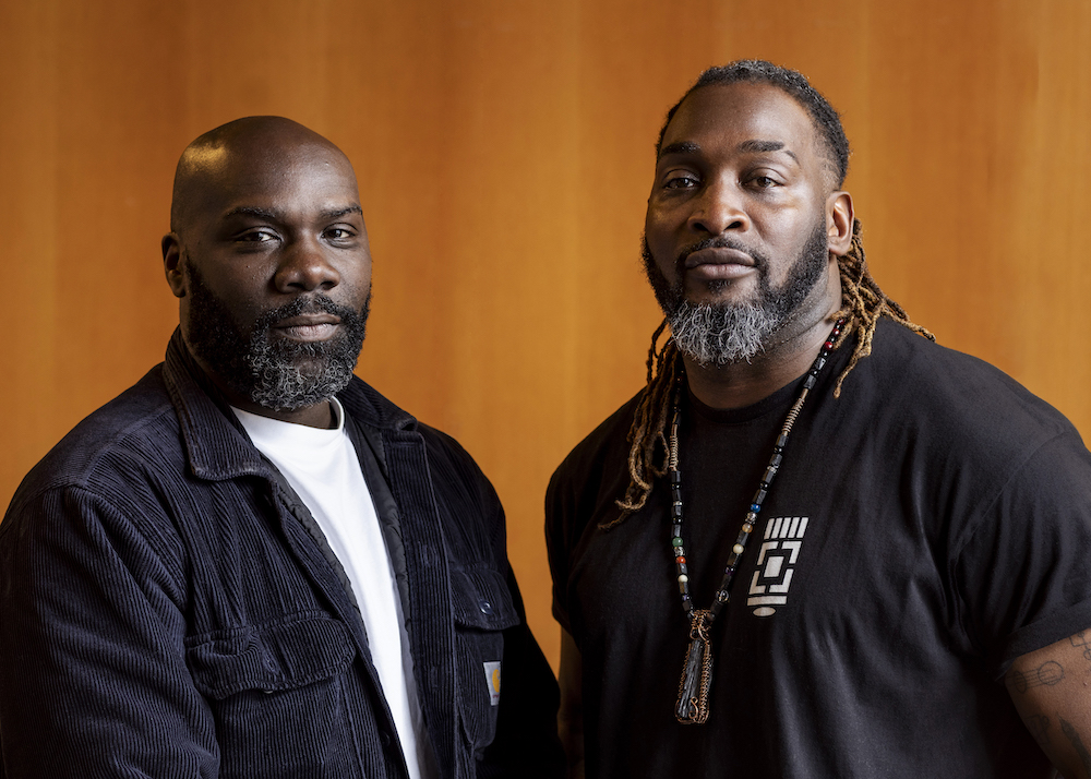 Michael ‘Mikey J’ Asante and Kenrick ‘H2O’ Sandy. Photo by Rebecca Lupton.